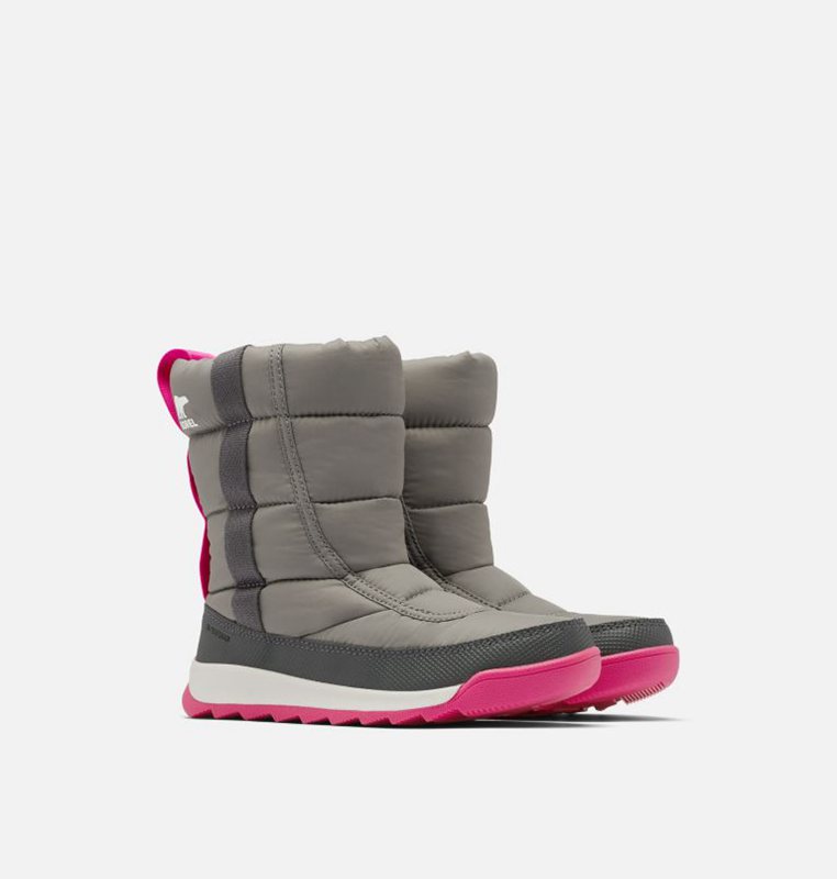 Sorel Childrens Whitney™ II Puffy Mid - Kids Snow Boots Grey - 610384RTH